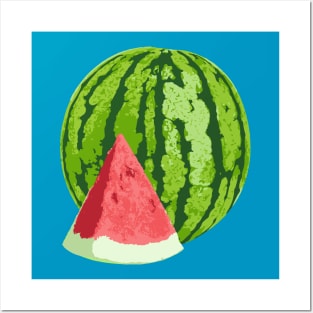 Minimalist Abstract Nature Art #60 Watermelon Posters and Art